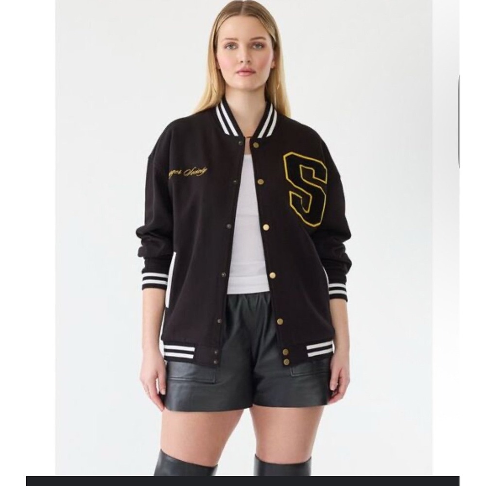 Women's Swagger Society Varsity Jacket size small